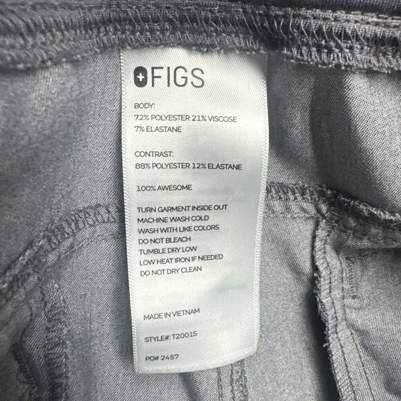 Figs Axim Cargo Scrub Pants Mens Size Small Short Graphite Gray T2001S Medical - Picture 11 of 12